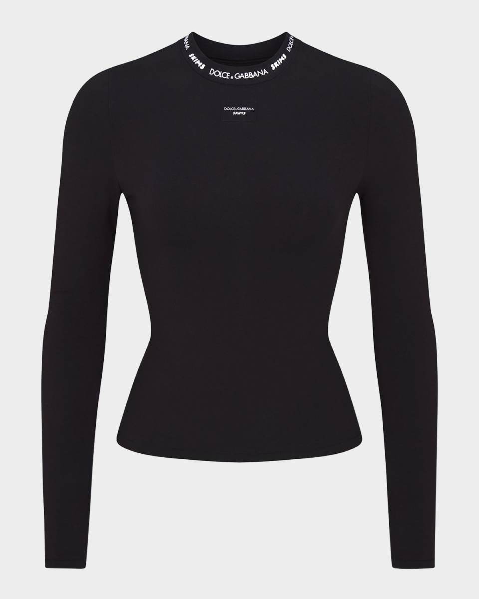 Cotton Jersey Long-Sleeve T-Shirt
